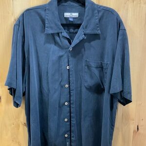 Tommy Bahama Blue Casual Button Down Shirt